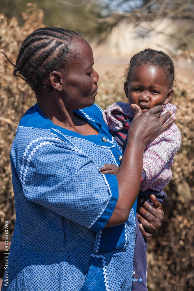 Fototapeta premium African mother