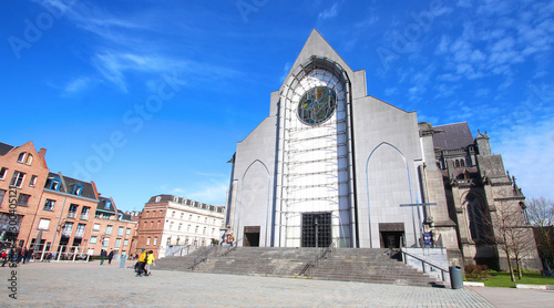 Lille, France : Cathédrale Notre-Dame-de-la-Treille photo