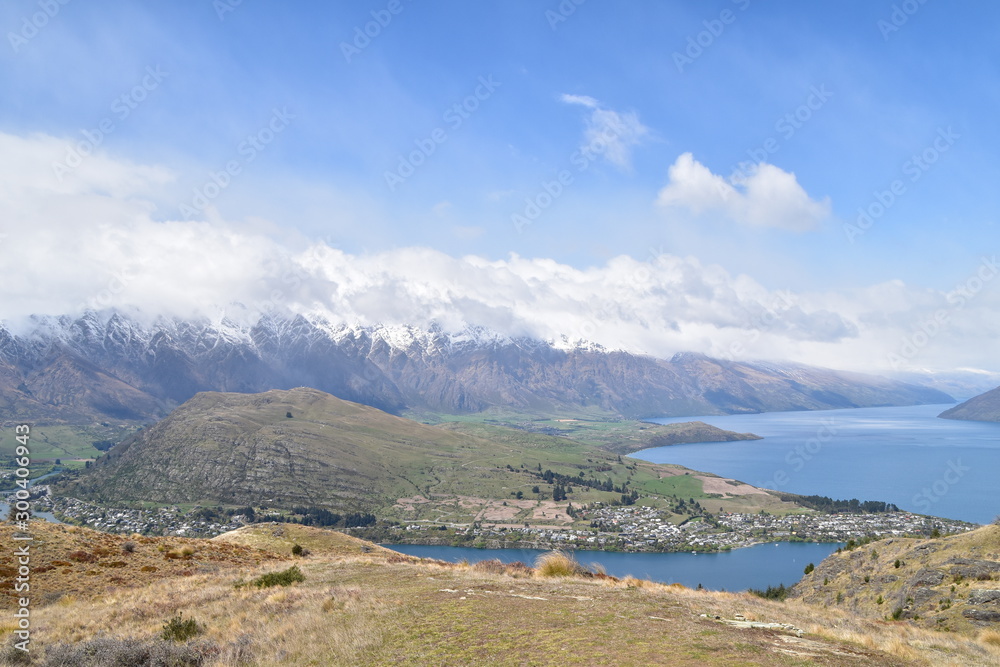 Fototapeta premium The view of Queenstown in New Zealand