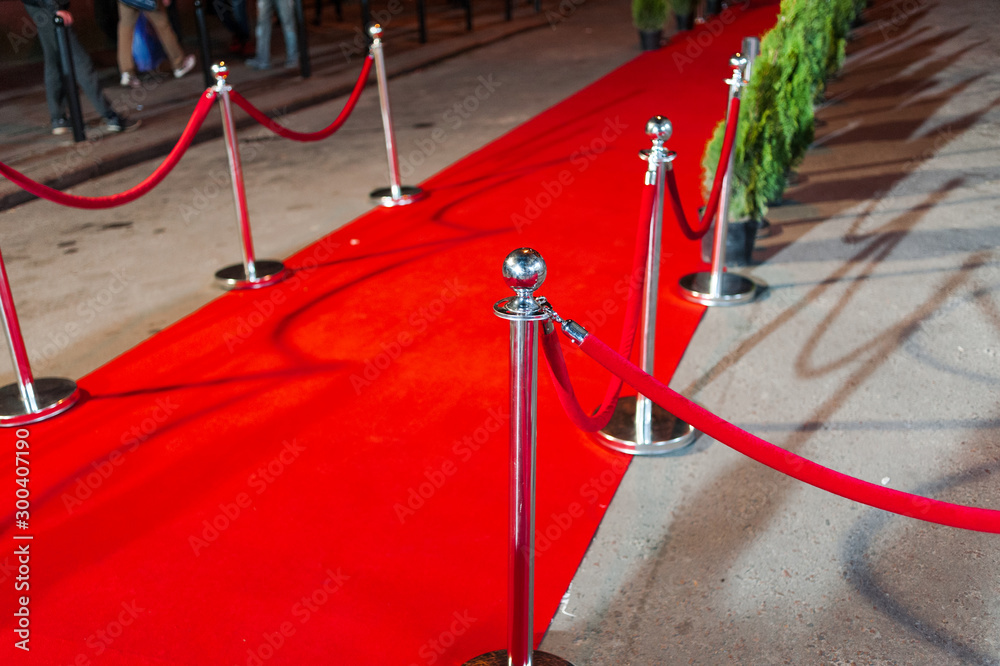 Red Carpet for cinema awards and Fashion Awards ceremony for