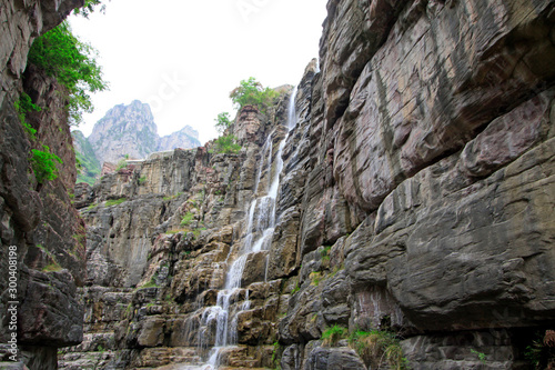 Yuntai mountain streams waterfall scenery, jiaozuo city, China