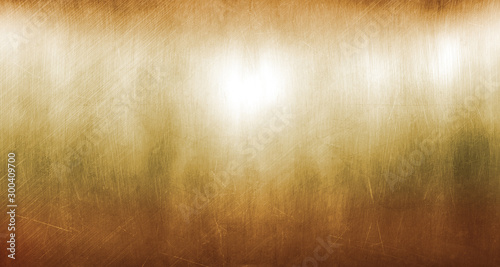 Old sheet of copper  scratched