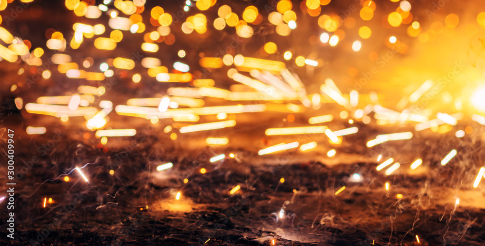 festival celebration greeting,background of firework/sparkle .Happy Diwali