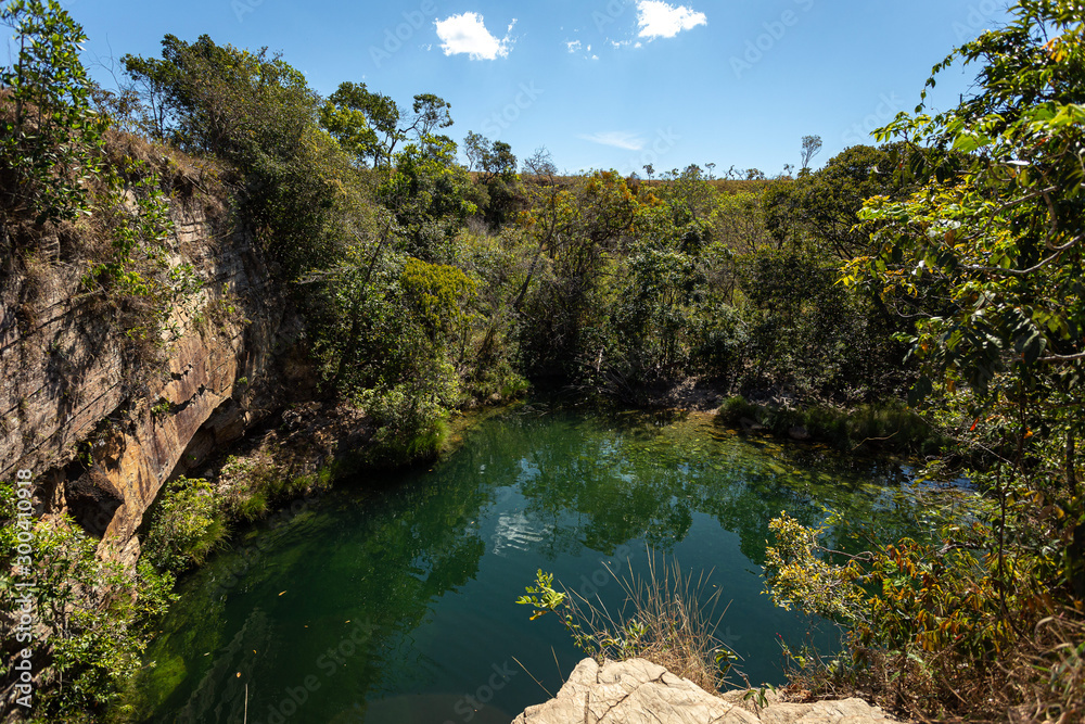lake in the forest chapada dos veadeiros lake in the forest chapada dos veadeiros