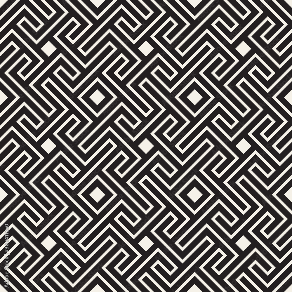 Vector seamless pattern. Stylish linear lattice background. Trendy geometric texture design. Vector seamless pattern. Stylish linear lattice background. Trendy geometric texture design.