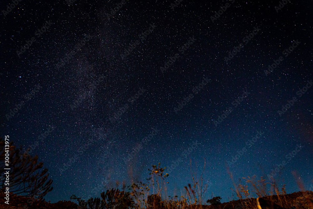 Naklejka premium sky full of stars chapada dos veadeiros