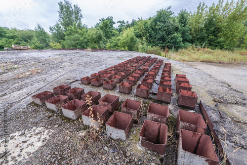 Abandoned Soviet era bunker of Warsaw Pact treaty called Object 1180 in Moldova