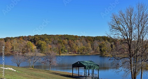 photo of a lake in the Autumn