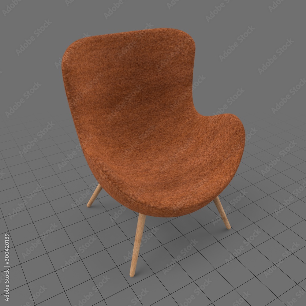 Modern chair Stock 3D asset | Adobe Stock