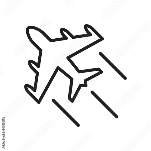 Airplane Icon Vector Design Template