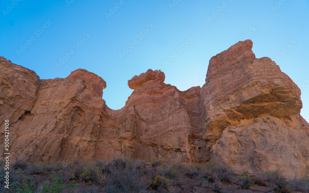 Fototapeta premium Charyn Canyon is located near the southern capital of Kazakhstan