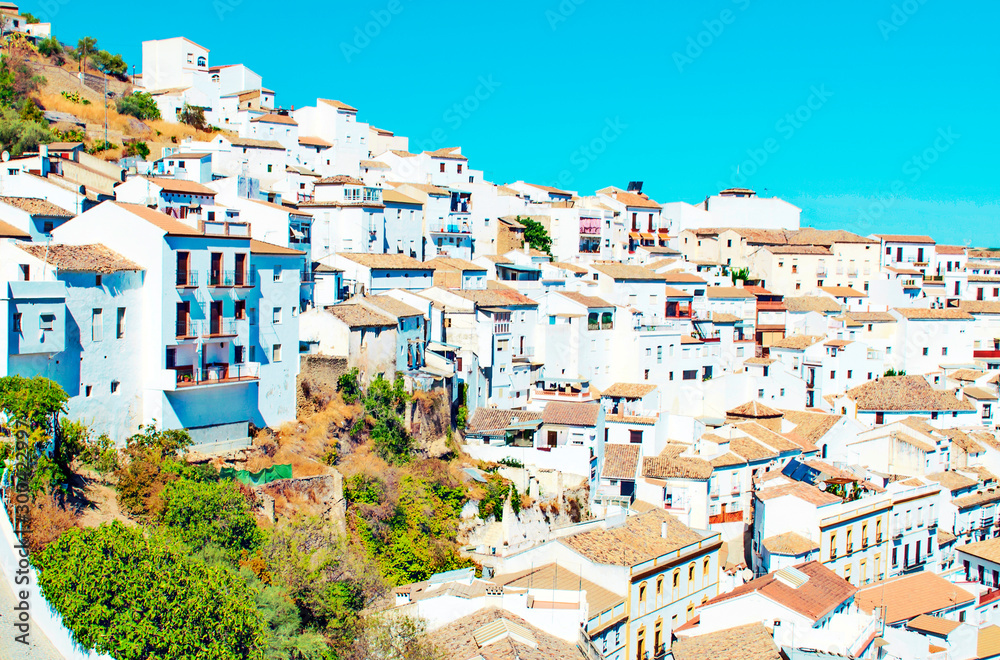 Antequera village in the south of Spain in a sunny day