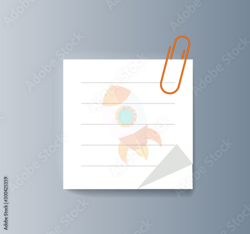 Business presentation brochure advertising the delivery of goods quickly and efficiently