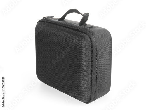 Small black case isolated w...