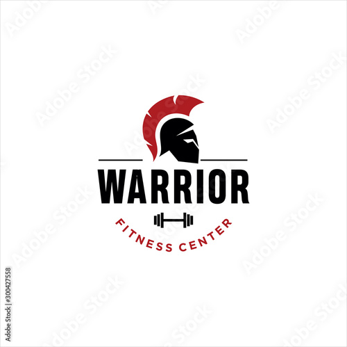 Spartan Fitness Logo Design . Gym SpartanLogo Vector . Fitness Logo . Bodybuilding Logo design inspiration . Ironclad Logo . warrior logo.