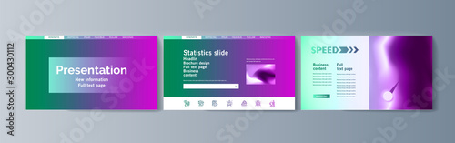 Set of brochures infographics for marketing the promotion goods and services on market