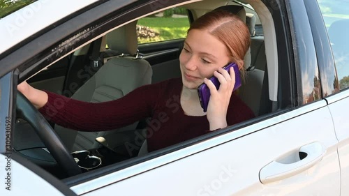 teenage driver, Madelyne, loves her cellphone and friends. No one is going to tell her any differently.  A range of emotions photo