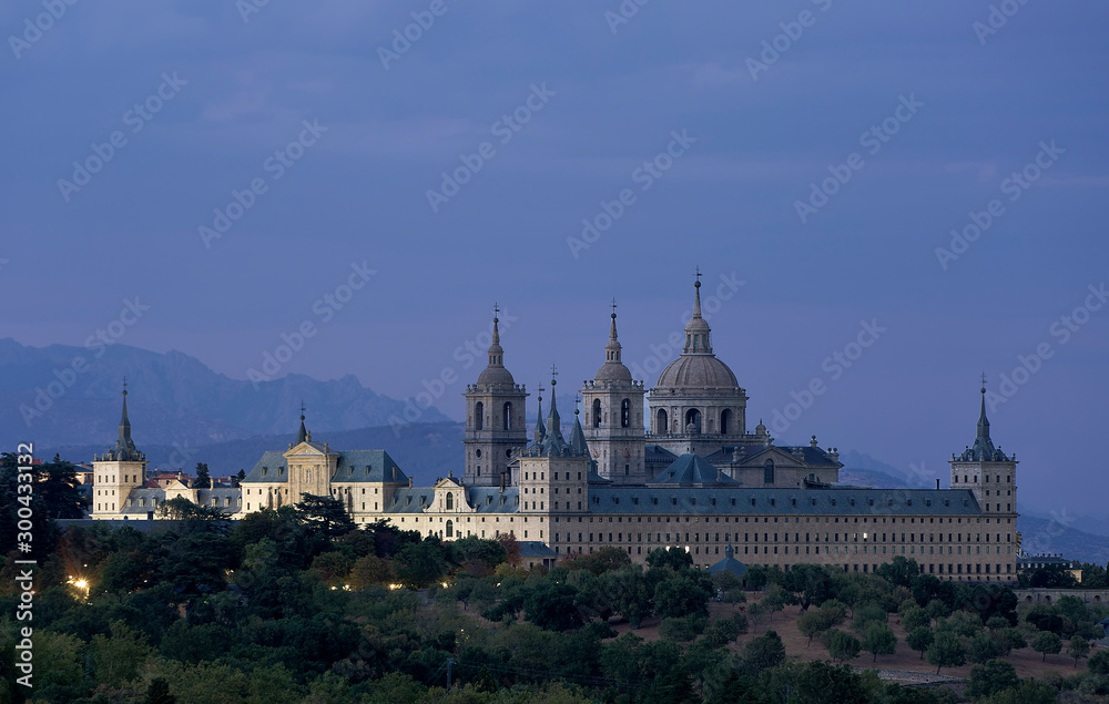 Views of the Royal Monastery of San Lorenzo del Escorial.