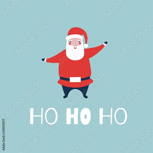 Santa Claus Ho Ho Ho card