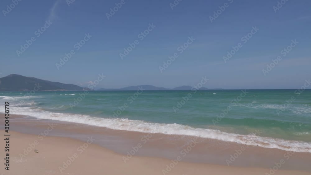Drone shoots fishing boats on the seashore in Vietnam. Transparent water, the boat as if floating above the ground. Drone shoots fishing boats on the seashore in Vietnam. Transparent water, the boat as if floating above the ground.