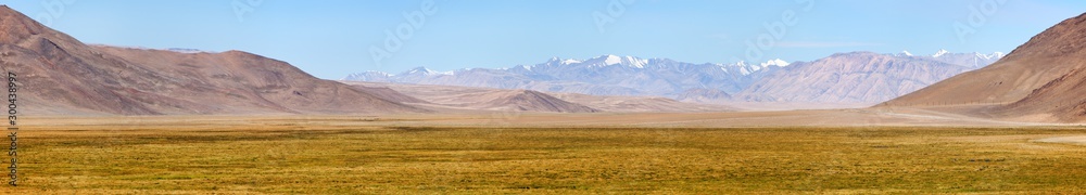 Pamir mountains in Tajikistan near Pamir highway