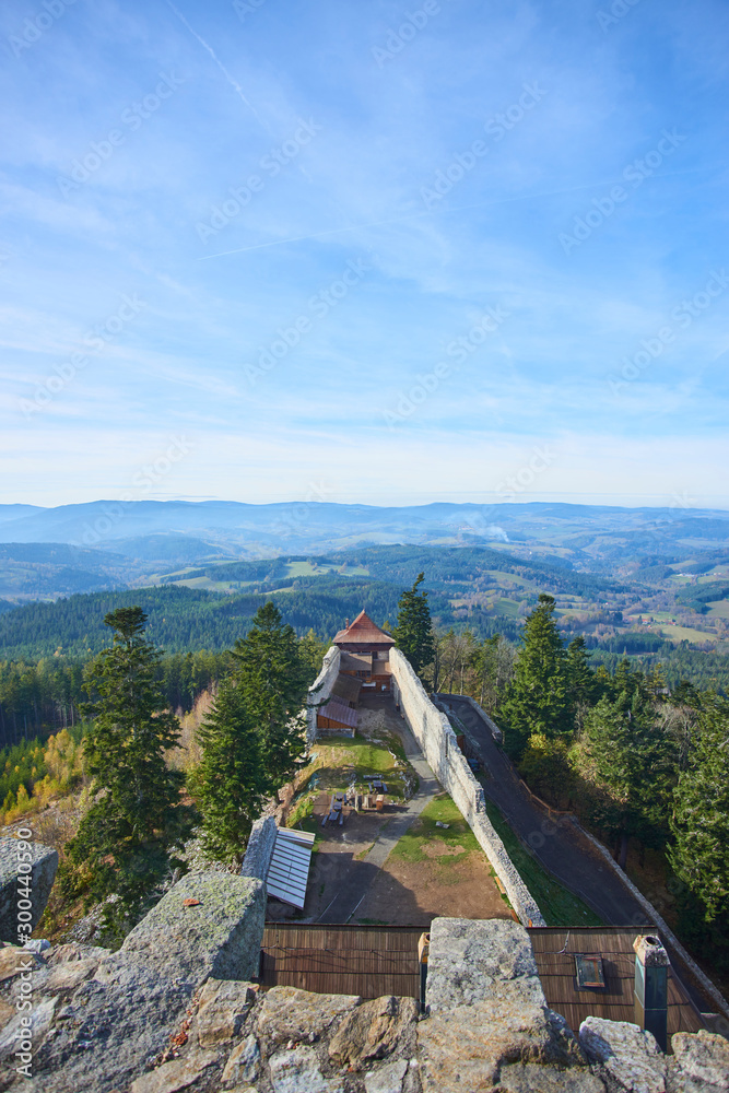 Kasperk castle, Sumava National Park (Bohemian forest), Czech Republic Kasperk castle, Sumava National Park (Bohemian forest), Czech Republic