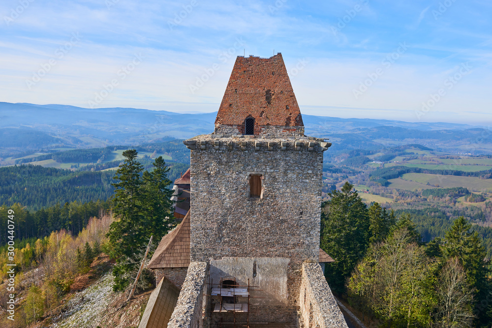 Kasperk castle, Sumava National Park (Bohemian forest), Czech Republic Kasperk castle, Sumava National Park (Bohemian forest), Czech Republic