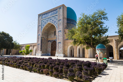 Kuk-Gumbaz mosque in Shahrisabz. Uzbekistan photo