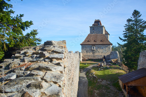 Kasperk castle  Sumava National Park  Bohemian forest   Czech Republic