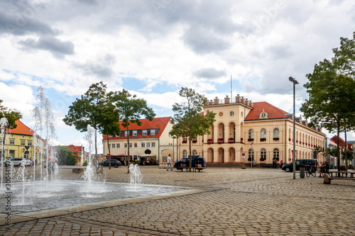 Rathaus, Neustrelitz, Mecklenburg Vorpommern, Deutschland