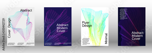 Cover design template set 