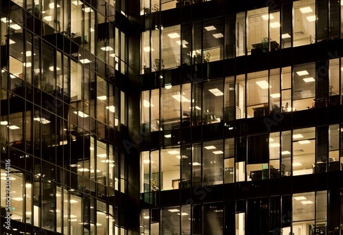 Office building at night