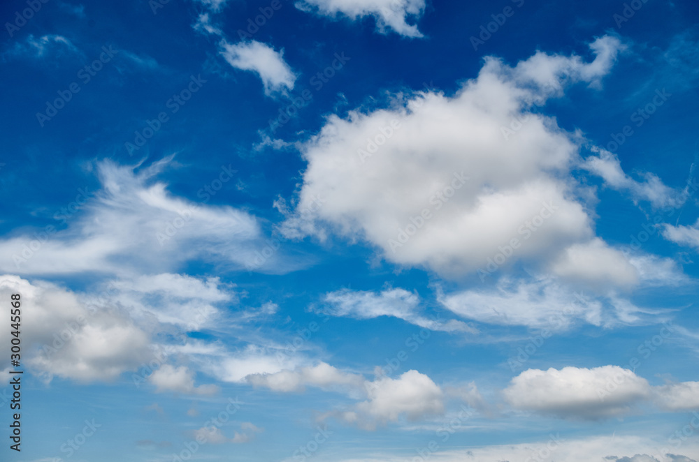 Big beautiful clouds in blue sky background Big beautiful clouds in blue sky background