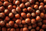 Nuts background, close up. Food background 