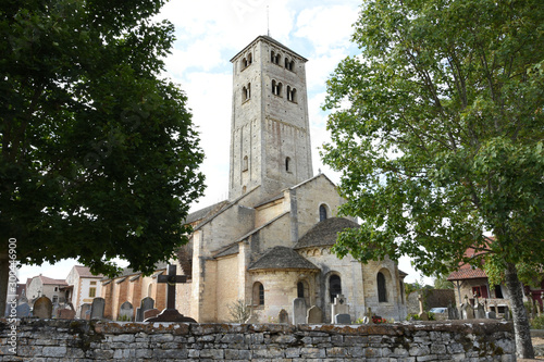 roman church in Chapaize in the French Bourgogne photo