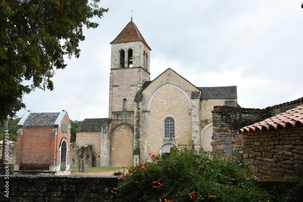 Burgundian village with church