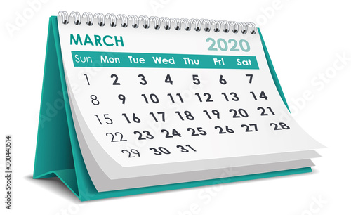 March 2020 Calendar