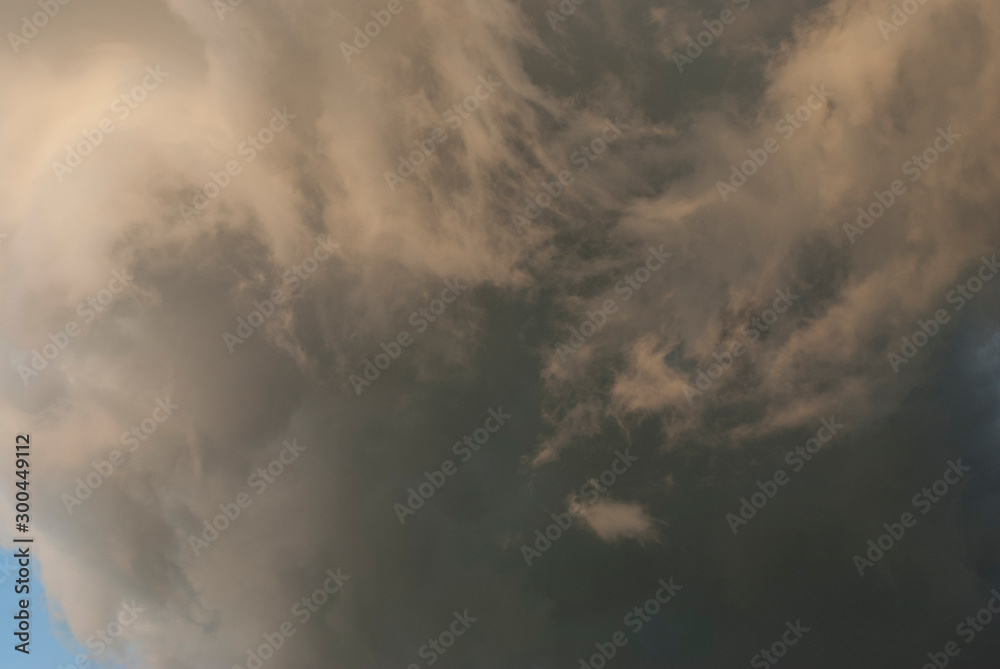 Thunderclouds before the storm. Rain clouds. Thunderclouds before the storm. Rain clouds.