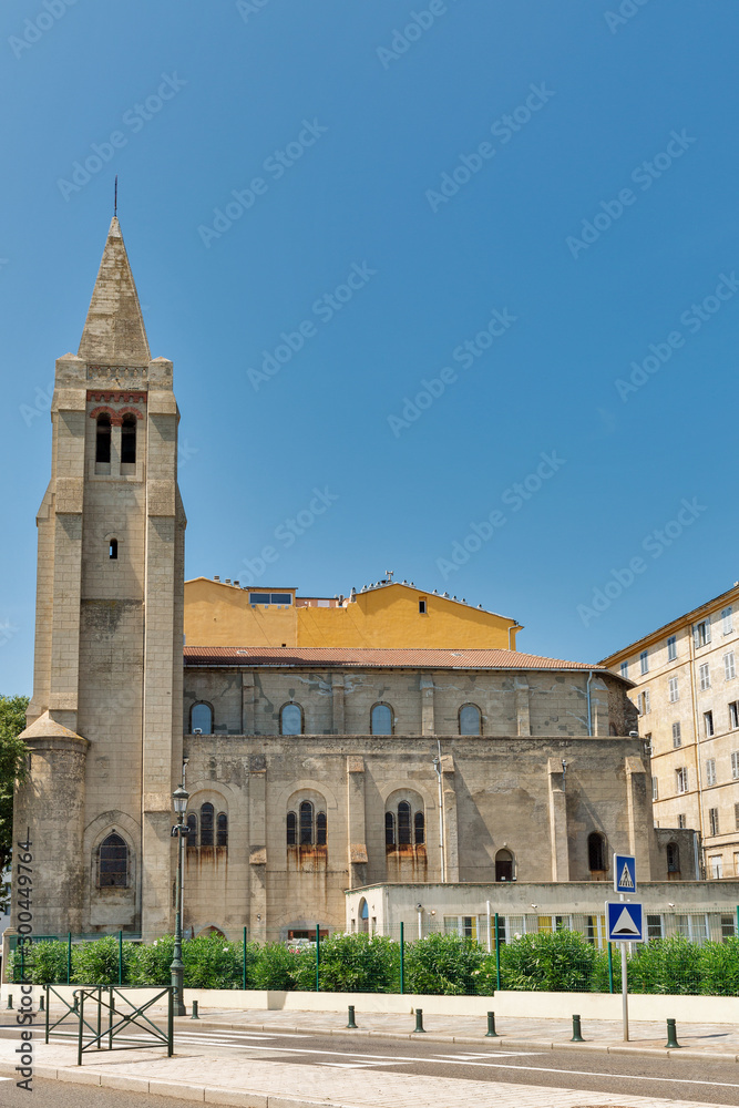 Catholic Church in Bastia. Corsica island, France.