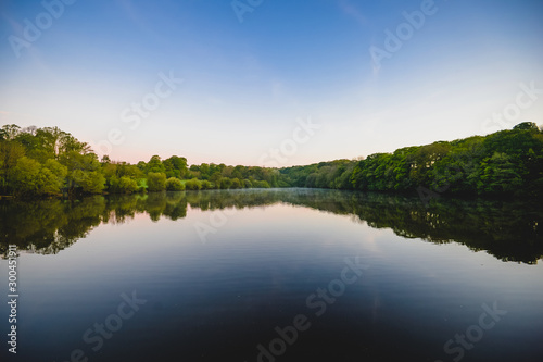 Fototapeta Naklejka Na Ścianę i Meble -  lake at sunrsie