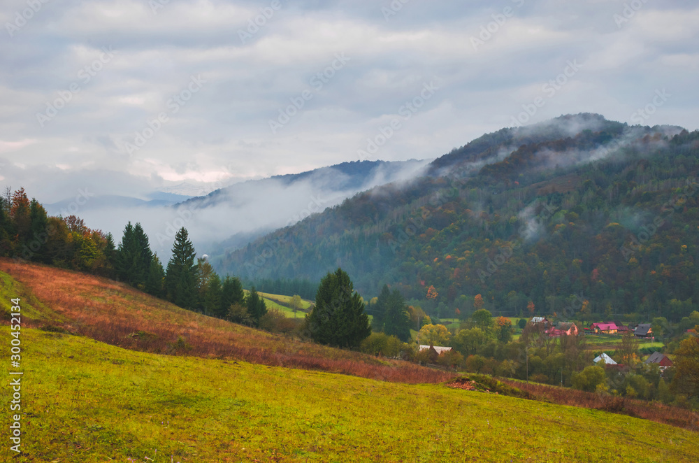 Fototapeta premium Autumn landscape in Apuseni Mountains, Transylvania, Romania
