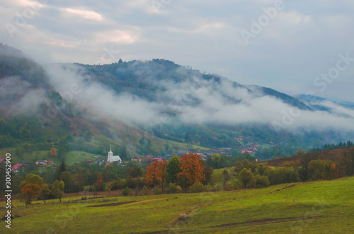 Small village in Apuseni Mountains, Transylvania, Romania
