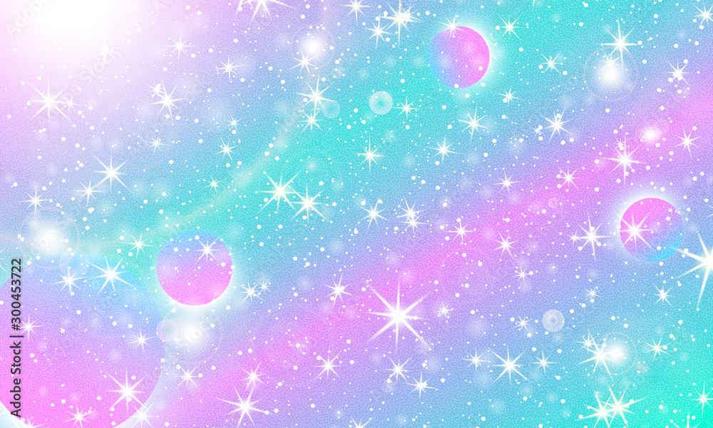 Unicorn rainbow. Fluid shapes composition. Unicorn rainbow. Fluid shapes composition.