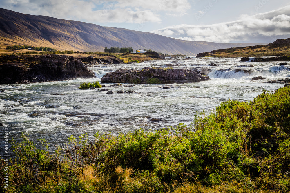 River landscape in Iceland