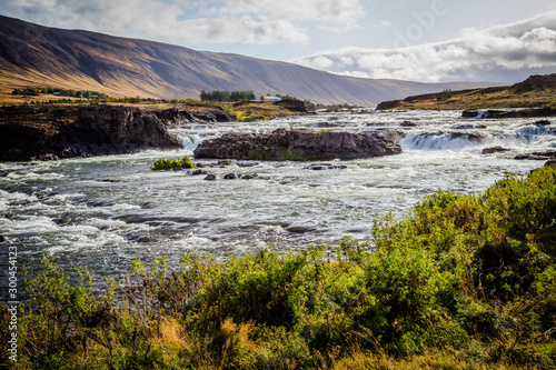 River landscape in Iceland