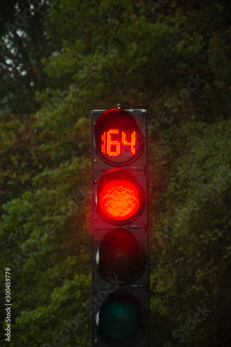 Red traffic light at day number 164