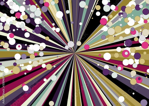 Colorful Lines Random Distribution Computational Generative Art background illustration