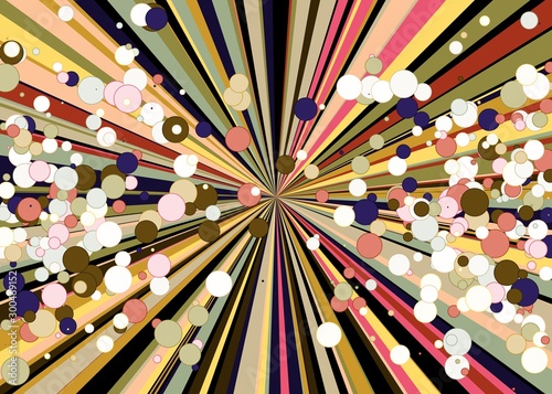 Colorful Lines Random Distribution Computational Generative Art background illustration