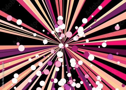 Colorful Lines Random Distribution Computational Generative Art background illustration