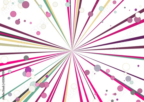 Colorful Lines Random Distribution Computational Generative Art background illustration